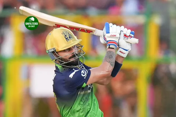 Virat Kohli RR vs RCB 2025 50 Chase Stuns Drop Hurts