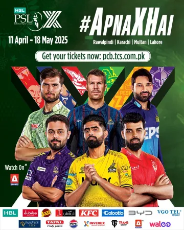 unfiltered Cricket - first match PSL X PSL X 2025